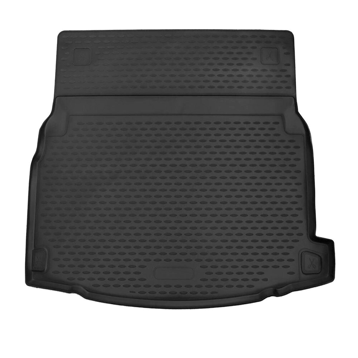 Mercedes-Benz E-Class Trunk Mat - Rear - Omac - TPE - Black - '16-'23 Mercedes-Benz E-Class Trunk Mat - Rear - Omac - TPE - Black - '16-'23